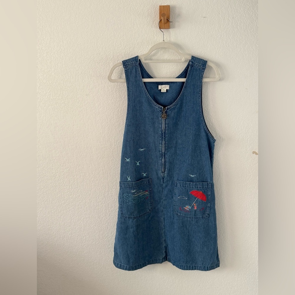 Christopher & Banks Blue Denim Top